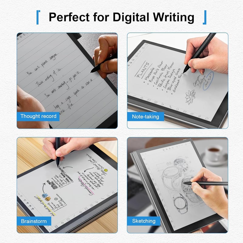 REEYEAR 10 Pcs Replacement Tips Compatible with Samsung S-Pen BOOX Marker Plus Stylus, Extra Soft Felt Fine Point Precise Writing and Sketching EMR Pencil Nibs - Image 3